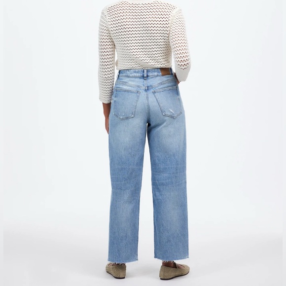 MADEWELL The Curvy Perfect Vintage Wide-Leg Crop Jean- 30” - Picture 4 of 11